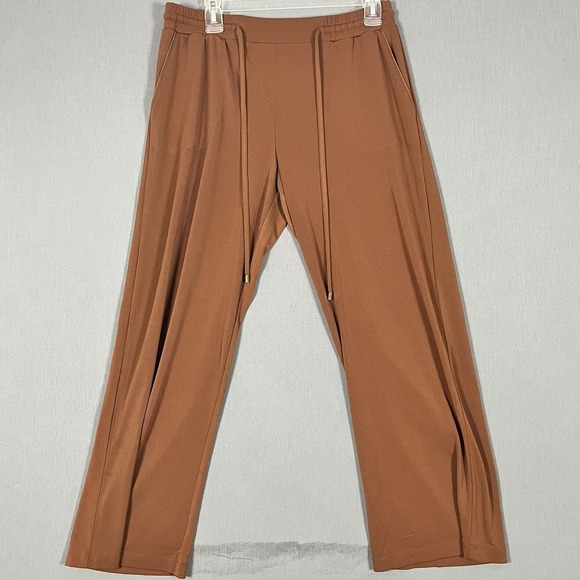 C. Est. 1946 Pants - C. Est. 1946 Pants Womens MP Brown Wide Leg Elastic Drawstring NEW